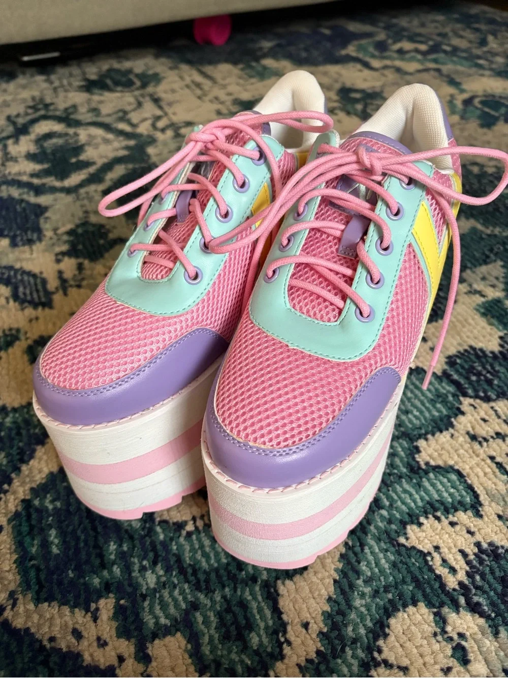 Xtra by YZU KARAZII PLATFORM SNEAKERS - PASTEL 8 M